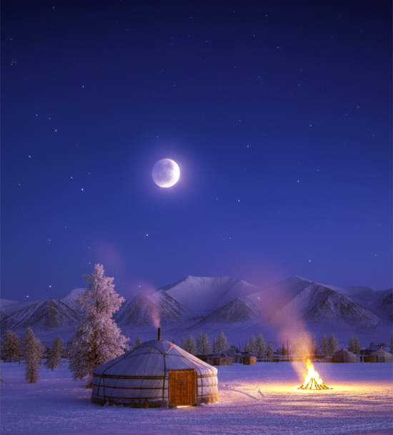 별 아래 속삭이는 몽골